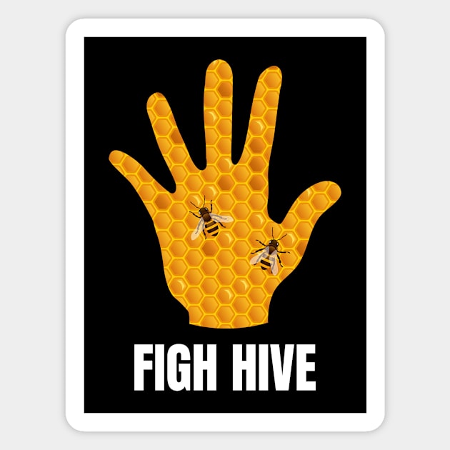 Figh Hive Magnet by sqwear